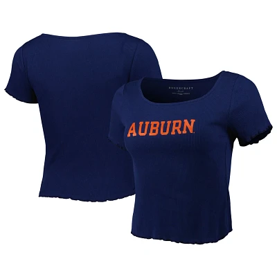 Auburn Tigers Baby Rib Lettuce-Edge Trim T-Shirt