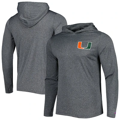 Champion Miami Hurricanes Hoodie Long Sleeve T-Shirt