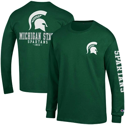 Champion Michigan State Spartans Team Stack Long Sleeve T-Shirt