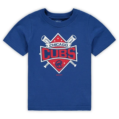 Chicago Cubs Diamond Bats T-Shirt                                                                                               