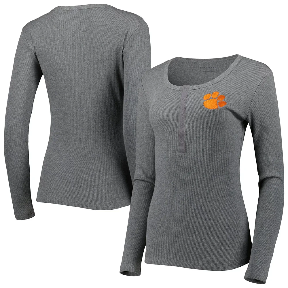 Clemson Tigers Harper Henley Long Sleeve T-Shirt                                                                                