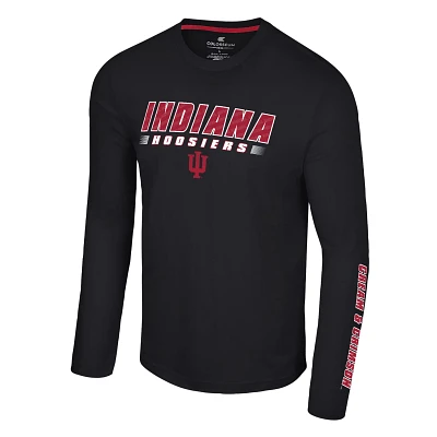 Colosseum Athletics Men's Indiana University Endoskeleton Long Sleeve T-shirt