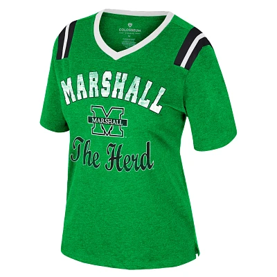 Colosseum Athletics Women's Marshall University Garden State T-shirt