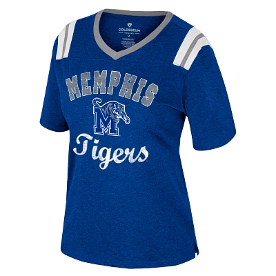 Colosseum Athletics Women's University of Memphis Garden State T-shirt