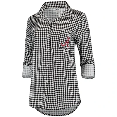 Concepts Sport Alabama Crimson Tide Forge Rayon Flannel Long Sleeve Button-Up Shirt