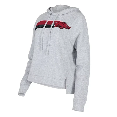 Concepts Sport Arkansas Razorbacks Cedar Tri-Blend Raglan Pullover Hoodie