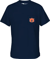 Drake Men's Auburn University Badge Short Sleeve T-shirt