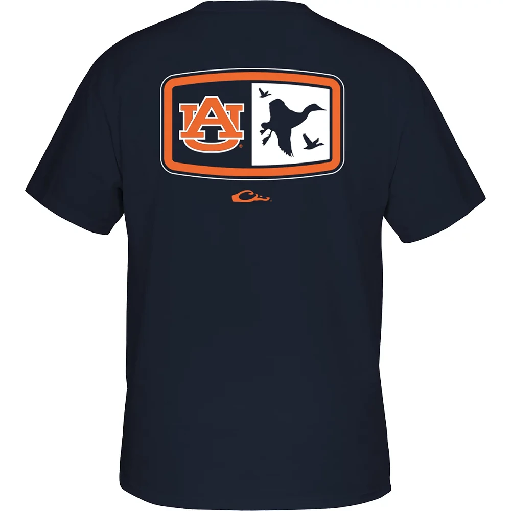 Drake Men's Auburn University Badge Short Sleeve T-shirt
