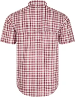 Drake Men's Mississippi State University HC Windowpane Plaid Short Sleeve Shirt