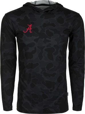 Drake Men's University of Alabama Performance Camo Long Sleeve Shirt
