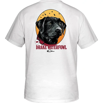 Drake Men's University of Arkansas Black Lab T-shirt