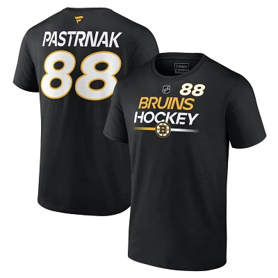 Fanatics Branded David Pastrnak Boston Bruins Authentic Pro Prime Name  Number T-Shirt