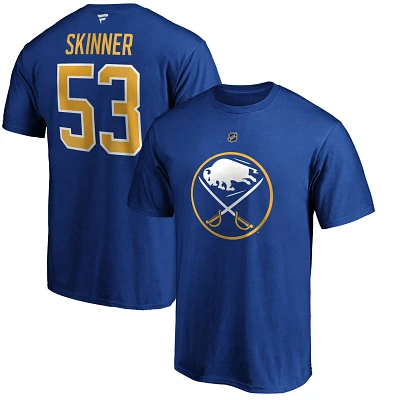 Fanatics Branded Jeff Skinner Buffalo Sabres Authentic Stack Name  Number T-Shirt