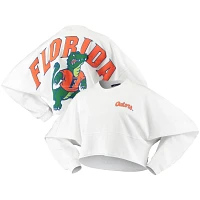 Florida Gators Raw Hem Cropped Spirit Jersey Long Sleeve T-Shirt