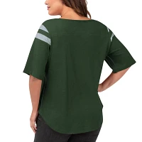 G-III 4Her by Carl Banks Michigan State Spartans Plus Linebacker Half-Sleeve T-Shirt