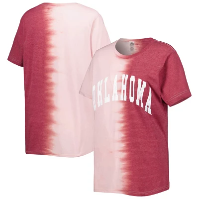 Gameday Couture Oklahoma Sooners Find Your Groove Split-Dye T-Shirt