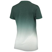 Heathered Michigan State Spartans Ombre V-Neck T-Shirt