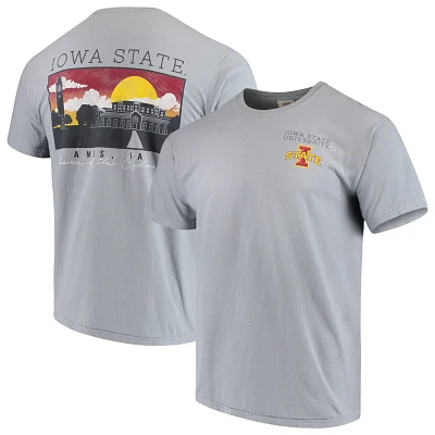 Iowa State Cyclones Team Comfort Colors Campus Scenery T-Shirt
