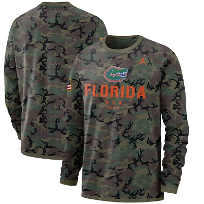 Jordan Brand Florida Gators Military Appreciation Performance Long Sleeve T-Shirt                                               