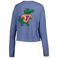 League Collegiate Wear Florida Gators Clothesline Midi Long Sleeve Cropped T-Shirt