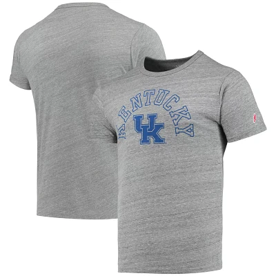 League Collegiate Wear Heathered Gray Kentucky Wildcats Tide Seal Nuevo Victory Falls Tri-Blend T-Shirt