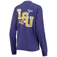 League Collegiate Wear LSU Tigers Pocket Oversized Long Sleeve T-Shirt                                                          