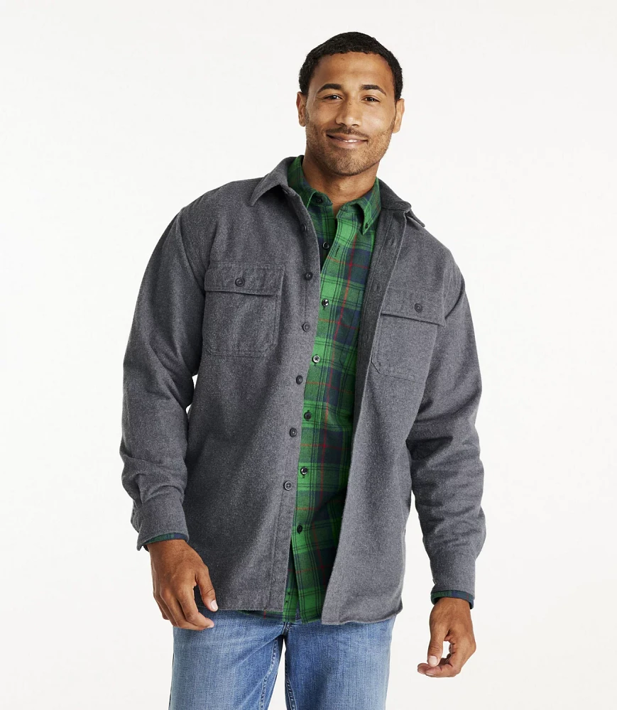 L.L.Bean Men's Chamois Long Sleeve Shirt