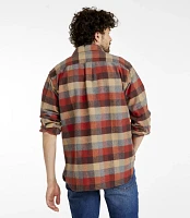 L.L.Bean Men's Plaid Chamois Long Sleeve Shirt