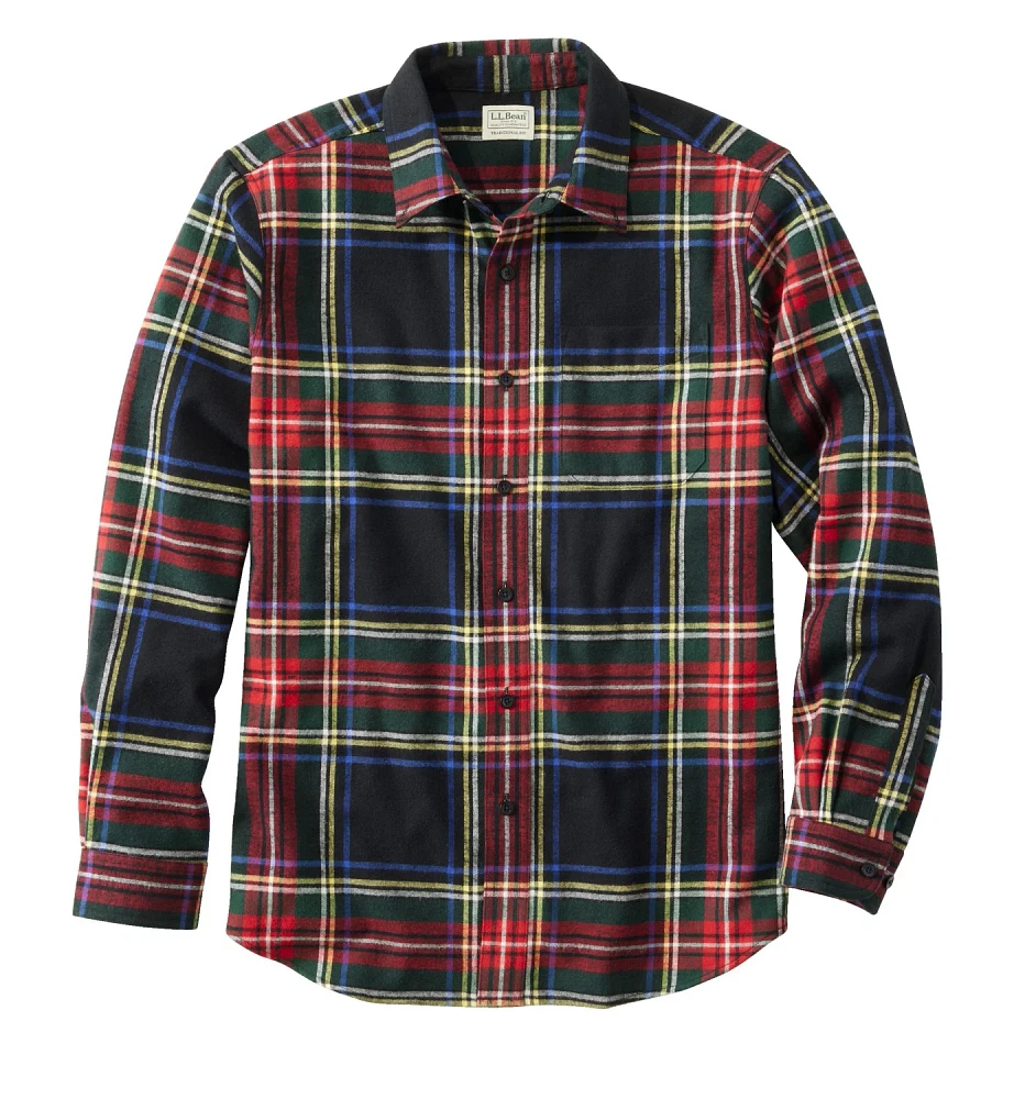 L.L.Bean Men's Scotch Plaid Traditional Fit Flannel Shirt