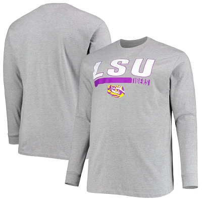 LSU Tigers Big  Tall Two-Hit Long Sleeve T-Shirt                                                                                