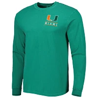 Miami Hurricanes Circle Campus Scene Long Sleeve T-Shirt