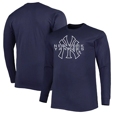 New York Yankees Big  Tall Long Sleeve T-Shirt