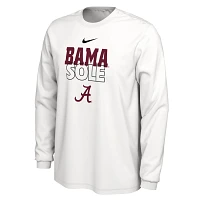 Nike Alabama Crimson Tide 2023 On Court Bench Long Sleeve T-Shirt                                                               