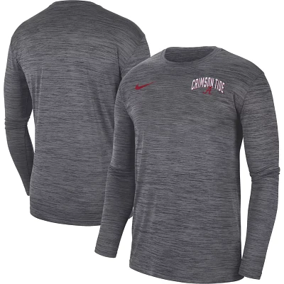 Nike Alabama Crimson Tide Sideline Game Day Velocity Performance Long Sleeve T-Shirt                                            