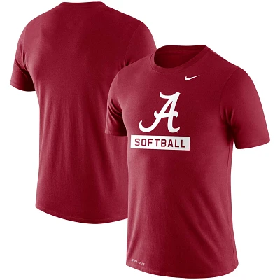 Nike Alabama Tide Softball Drop Legend Slim Fit Performance T-Shirt