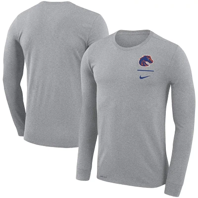 Nike Boise State Broncos Logo Stack Legend Performance Long Sleeve T-Shirt                                                      