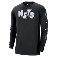 Nike Brooklyn Nets 2023/24 City Edition Max90 Expressive Long Sleeve T-Shirt
