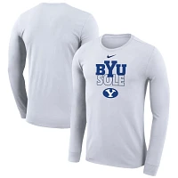 Nike BYU Cougars 2023 On Court Bench Long Sleeve T-Shirt