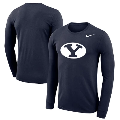 Nike BYU Cougars Legend Wordmark Performance Long Sleeve T-Shirt