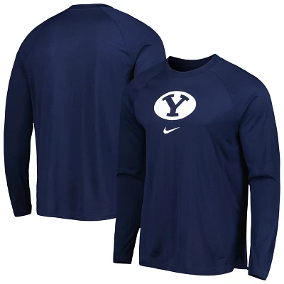 Nike BYU Cougars Spotlight Raglan Performance Long Sleeve T-Shirt