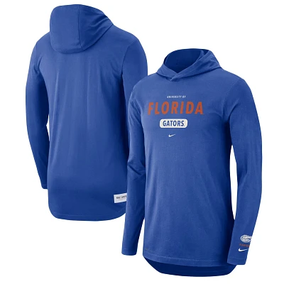 Nike Florida Gators Team Stack Tri-Blend Performance Long Sleeve Hoodie T-Shirt                                                 