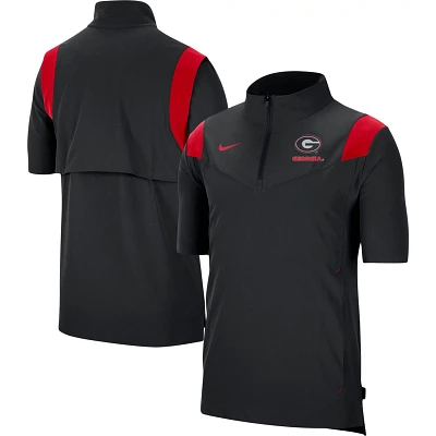 Nike Georgia Bulldogs Coach Short Sleeve Quarter-Zip Jacket