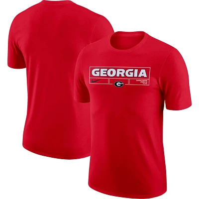 Nike Georgia Bulldogs Wordmark Stadium T-Shirt