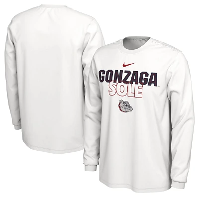 Nike Gonzaga Bulldogs 2023 On Court Bench Long Sleeve T-Shirt