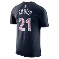 Nike Joel Embiid Philadelphia 76ers 2023/24 City Edition Name  Number T-Shirt                                                   