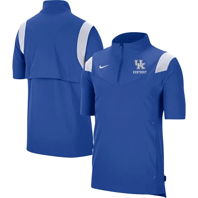 Nike Kentucky Wildcats Coach Short Sleeve Quarter-Zip Jacket