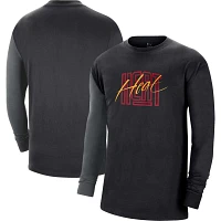 Nike Miami Heat Courtside Versus Flight MAX90 Long Sleeve T-Shirt