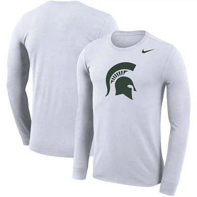 Nike Michigan State Spartans Legend Wordmark Performance Long Sleeve T-Shirt