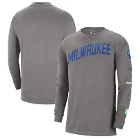Nike Milwaukee Bucks 2023/24 City Edition Max90 Expressive Long Sleeve T-Shirt