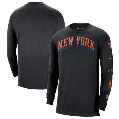 Nike New York Knicks 2023/24 City Edition Max90 Expressive Long Sleeve T-Shirt